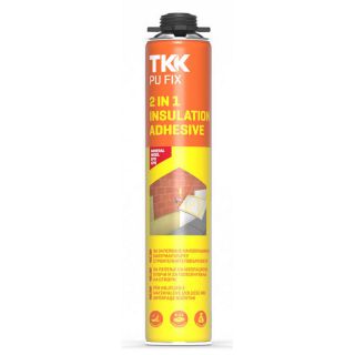 Αφρός πιστολιού TKK TEKAPUR πολυουρεθάνης 800ml για την επικόλληση θερμομονωτικών πλακών